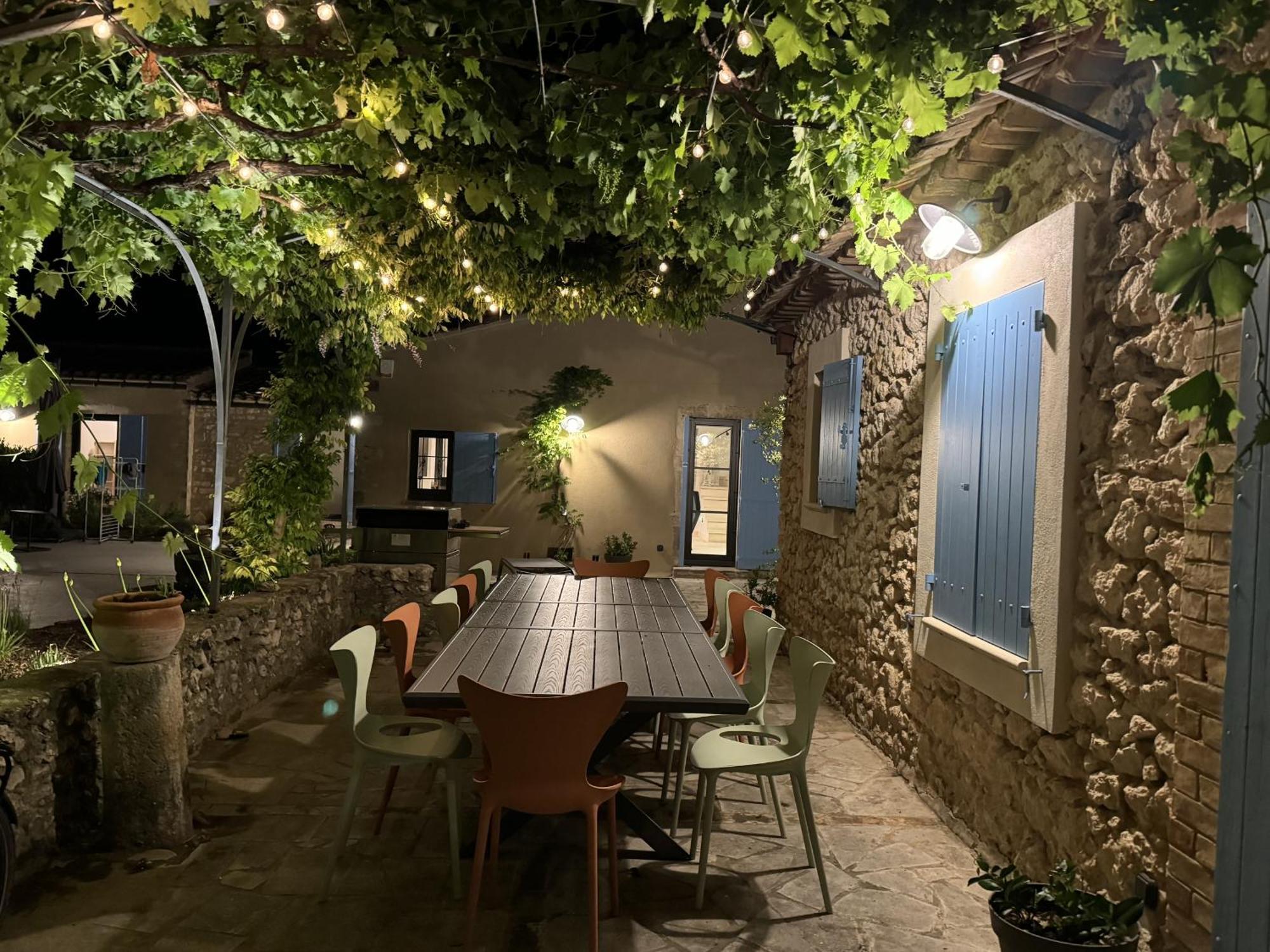 Provencal House With Heated Pool, View Of The Luberon In Robion - Accommodates 12 People. エクステリア 写真