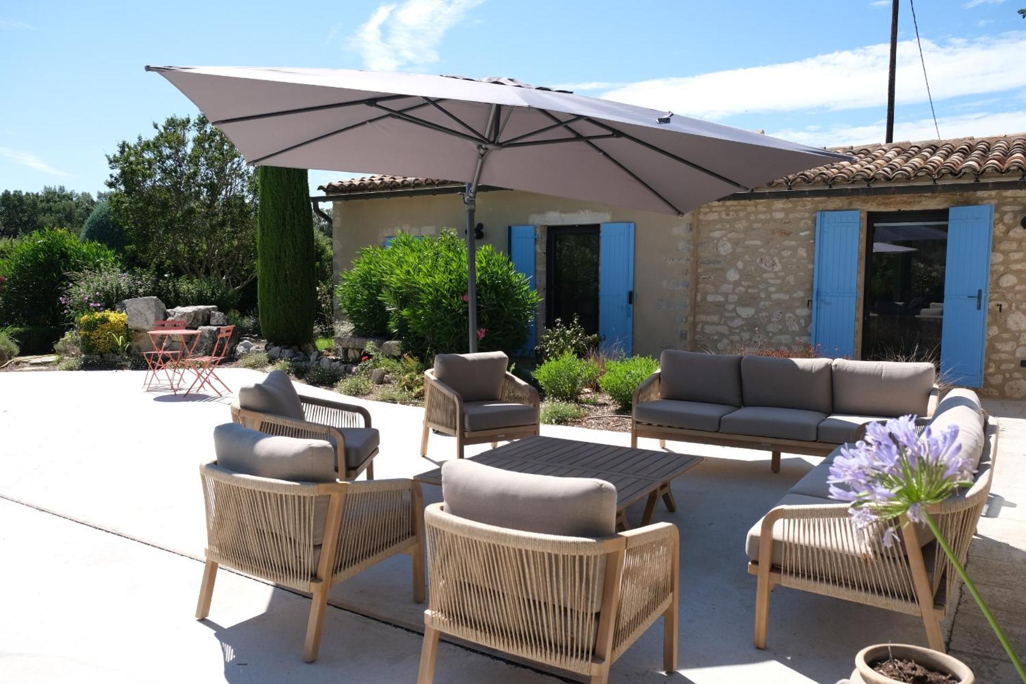 Provencal House With Heated Pool, View Of The Luberon In Robion - Accommodates 12 People. エクステリア 写真